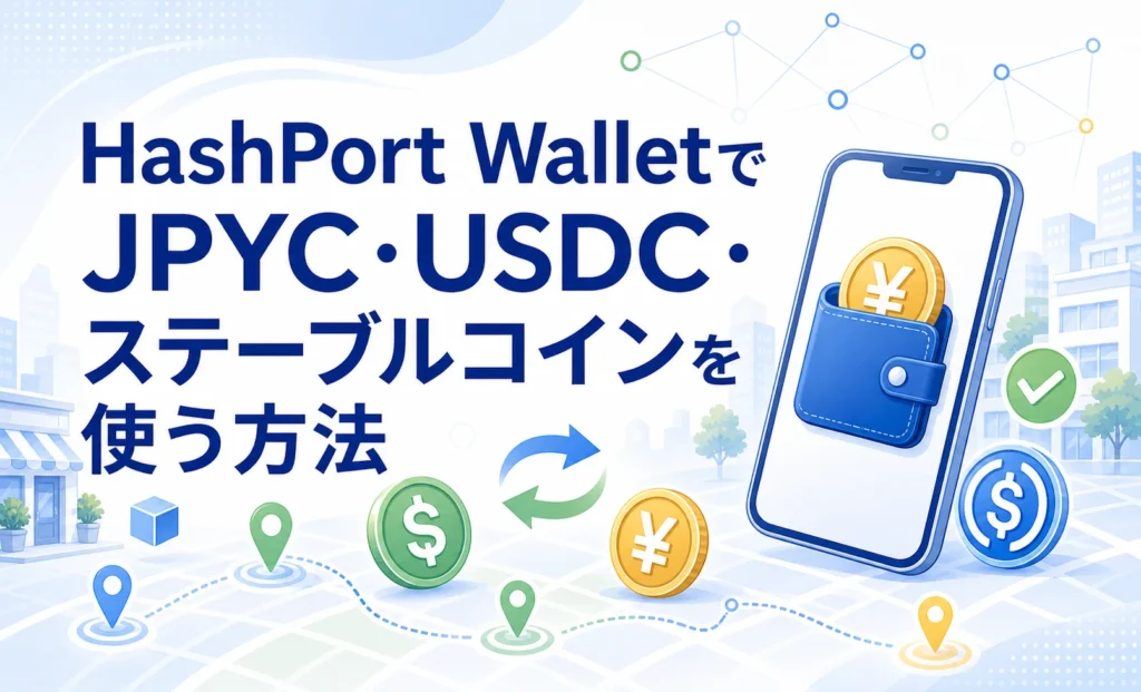 HashPort WalletでJPYC・USDC・ステーブルコインを使う方法