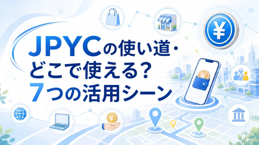 JPYCの使い道・どこで使える?7つの活用シーン